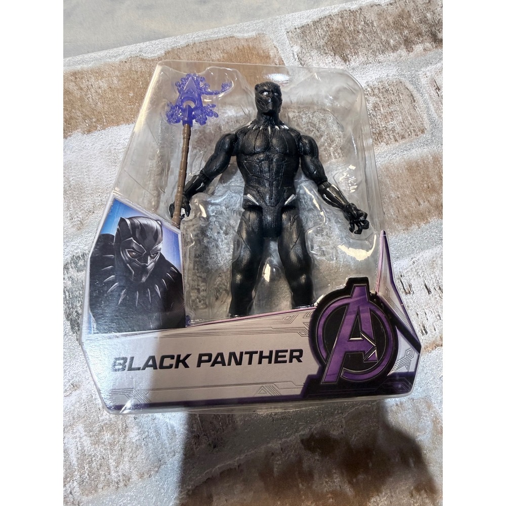 Marvel Avengers Black Panther 6‎ Inch Action Figure with Spear Accessory